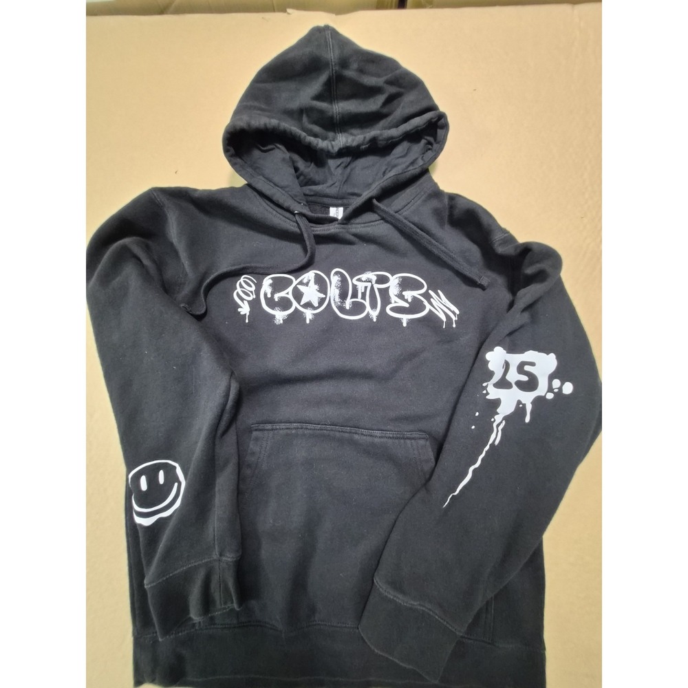 Independent Trading Company Bolts Custom Black Fleece Hoodie w/ Pockets M